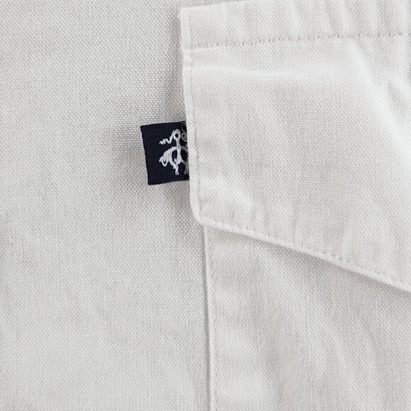 Brooks Brothers Button-Down Cotton XL White Mens Shirt Pocket Business Solid - Picture 6 of 16